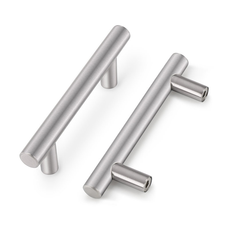 Modern Cabinet Pulls, 3", Satin Nickel