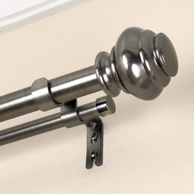 Parnell Steel Adjustable Double Curtain Rod