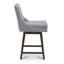 Tabouret de bar pivotant Zahara Neri-107095829