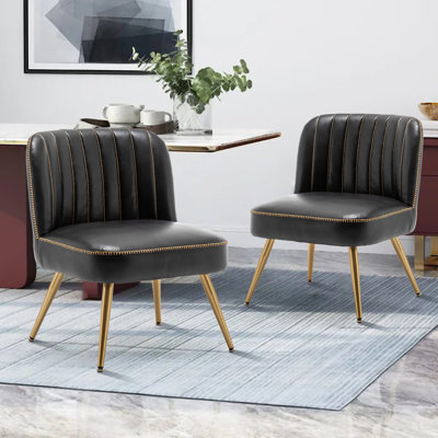 Milla Faux Leather Side Chair