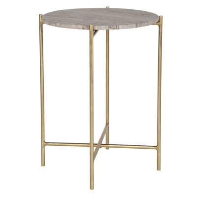 Maggy Marble Top End Table