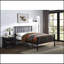 Lit en chêne antique et finition noire-104793039