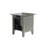 Glenni Solid Wood End Table and Built-In Outlets