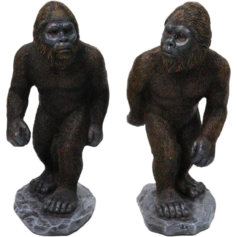 Ensemble de 2 figurines de sasquatch Bigfoot Cryptid
