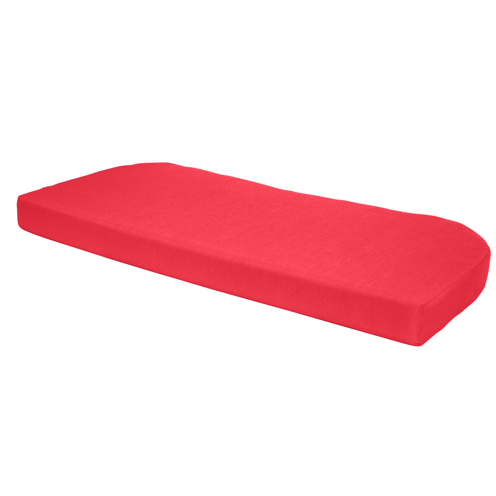 43" Sunbrella® Bench Cushion, Canvas Jockey Red Sunbrella® Canvas