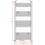 Ryne Curved Towel Rail Heated Towel Rails-419229569