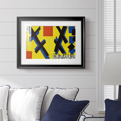 The Bees (Les Abeilles)-Henri Matisse-Framed Print with Mat and glass-1948