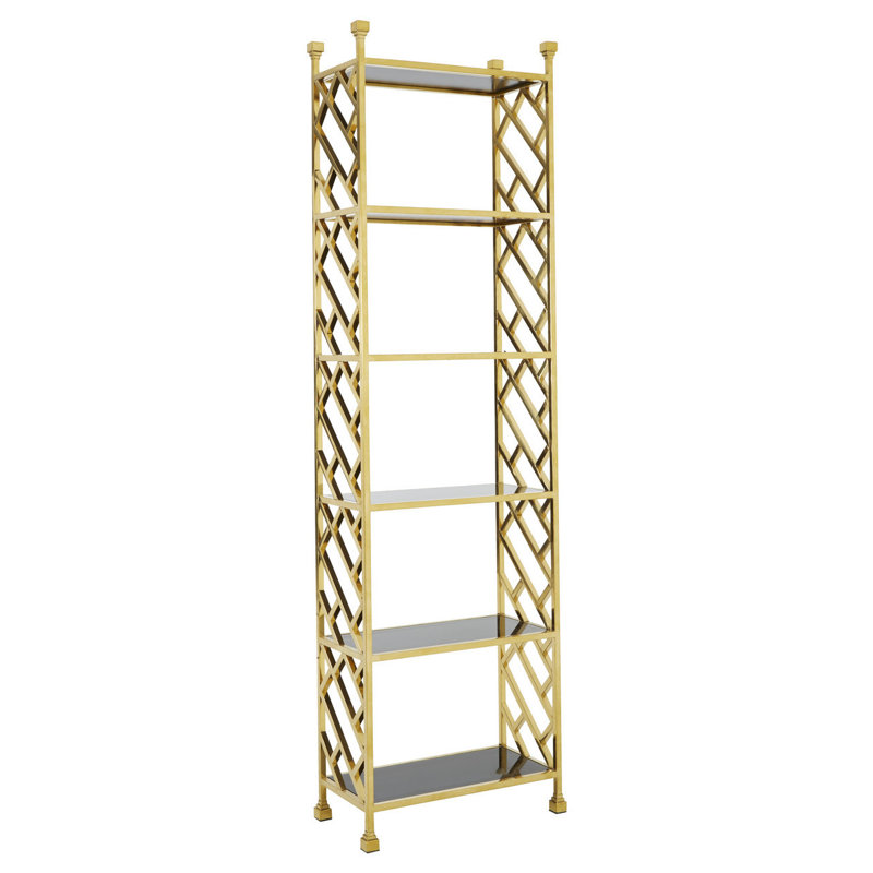 Bernon 230cm H x 65cm W Glass Standard Bookcase