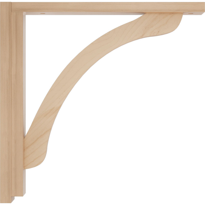 Support en bois Reece, Aulne, H 14,25 po x l 2,5 po x P 14,75 po