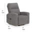 Fauteuil inclinable électrique Lawson, en polyester, rembourré en mousse souple-109265501