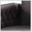 Fauteuil d'appoint capitonné gris foncé