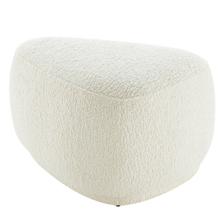 Adna 26.5'' Triangular Upholstered Ottoman