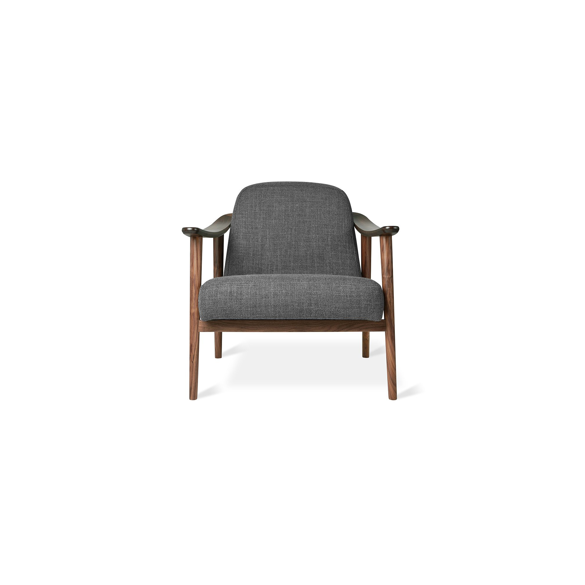 Baltic Chair, Andorra Pewter Performance Basketweave, Walnut