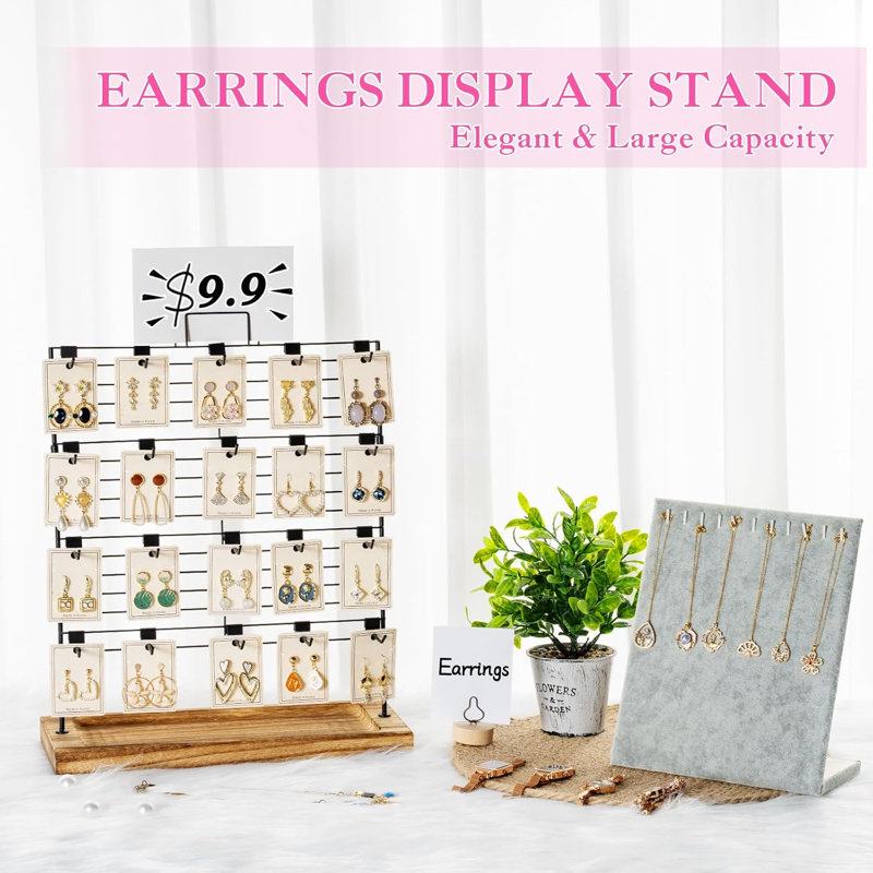 Wood Jewellery Stand +
