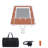 Portable inflatable floating ocean pool with net, yacht slide dock platform