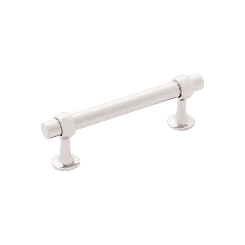 Ostia Collection Pull, Polished Nickel, 3 3/4"