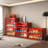 1-Piece Glass Door Shoe Box Shoe Storage Cabinet For Sneakers With RGB Led Light-1967179897-1966837458