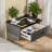 Smart Nightstand With Wireless Charging, Bluetooth Speaker & Led Light