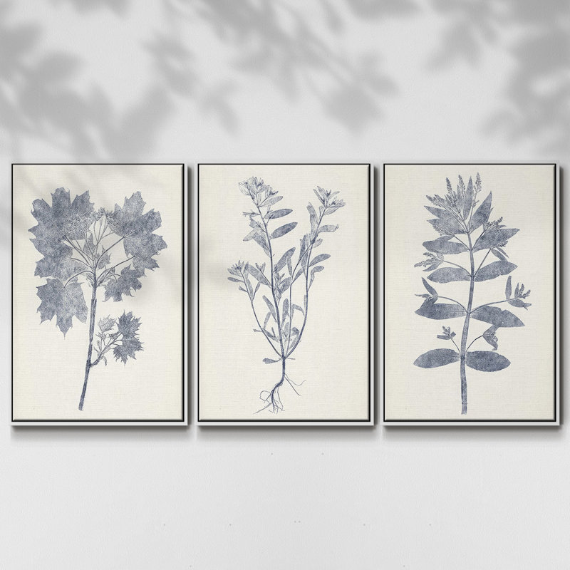 Archipel - ensemble de 3 reproductions de photo sur toile, H 40 po x l 78 po, Blanc