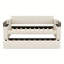 Lit de jour simple rembourré avec accoudoirs de rangement, lit gigogne et conception USB