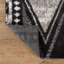Tapis à poils longs à motif géométrique quadrillé - gris foncé anthracite - velours moyen, doux et durable-703317408