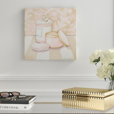 « chic poudre room ii », reproduction d’impression sur toile tendue