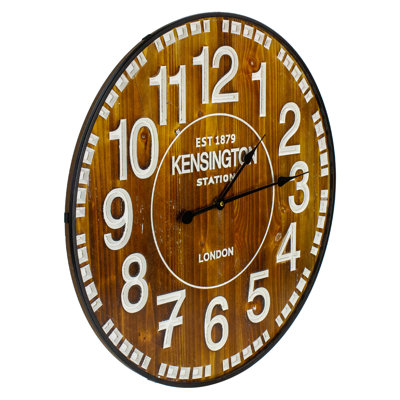 Horloge murale 24 po Rustic