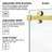 50-55" W X 76" H Frameless Single Sliding Shower Door with 3/8" Clear Tempered Glass - Square Top Rail-114773358
