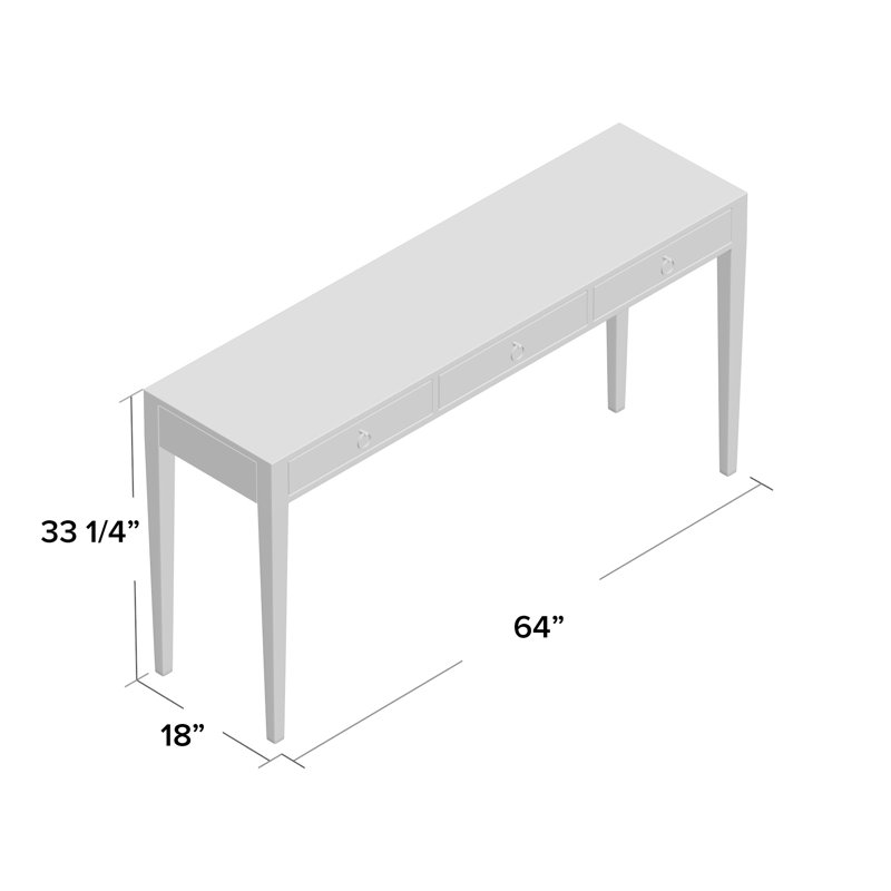 64'' Console Table