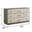 Commode 9 tiroirs Gem