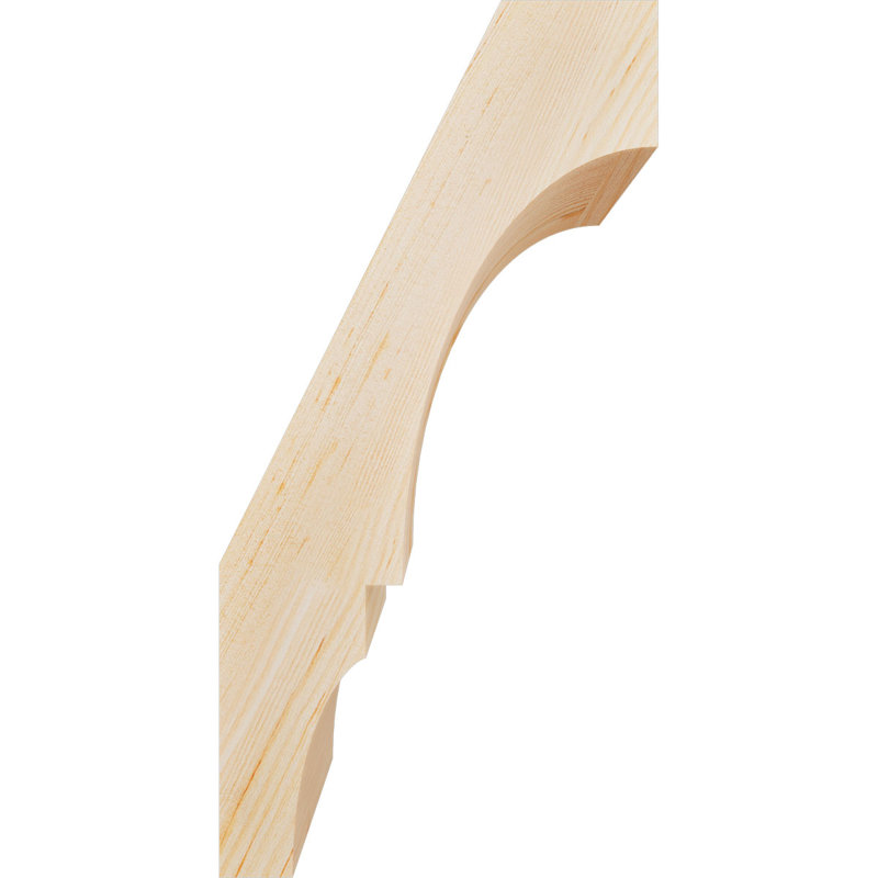 Genouillère Balboa, Sapin de Douglas, Lisse, H 16 po x l 5,5 po x P 8 po