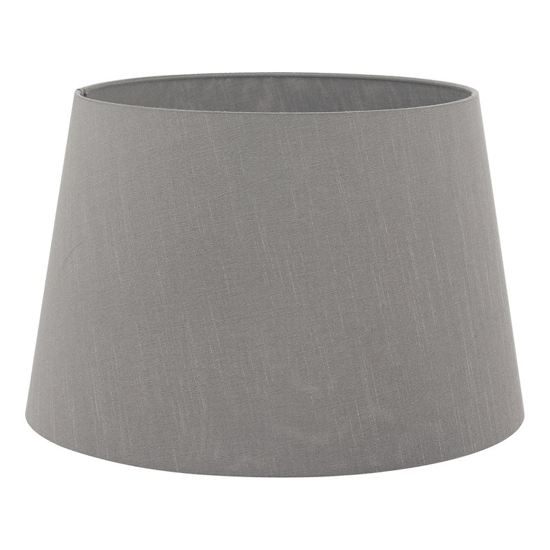 28cm H Fabric Empire Lamp Shade ( Screw On ), Grey