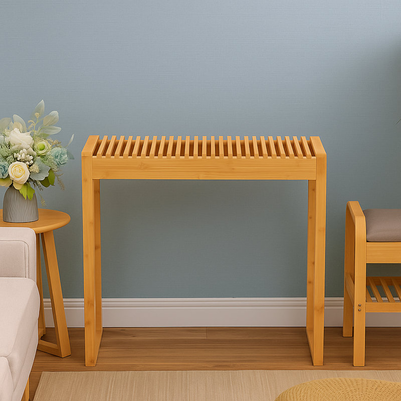 Azzitta 31.5'' Solid Wood Console Table