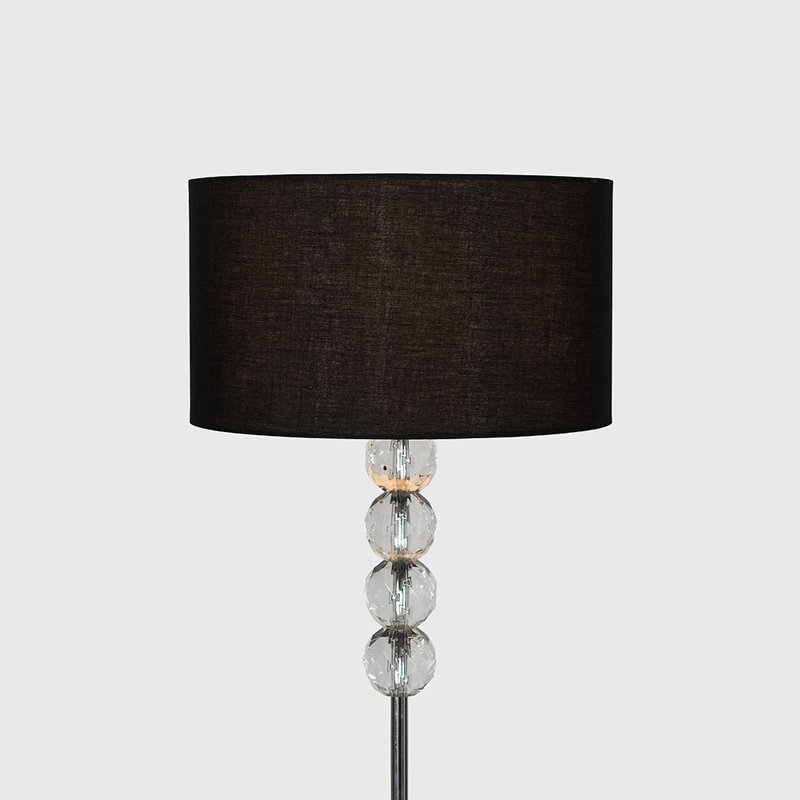 Dycus 151cm Traditional Floor Lamp, No, Black