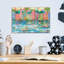 «Dock City» par Estelle Grengs, art mural en verre acrylique-2069781327
