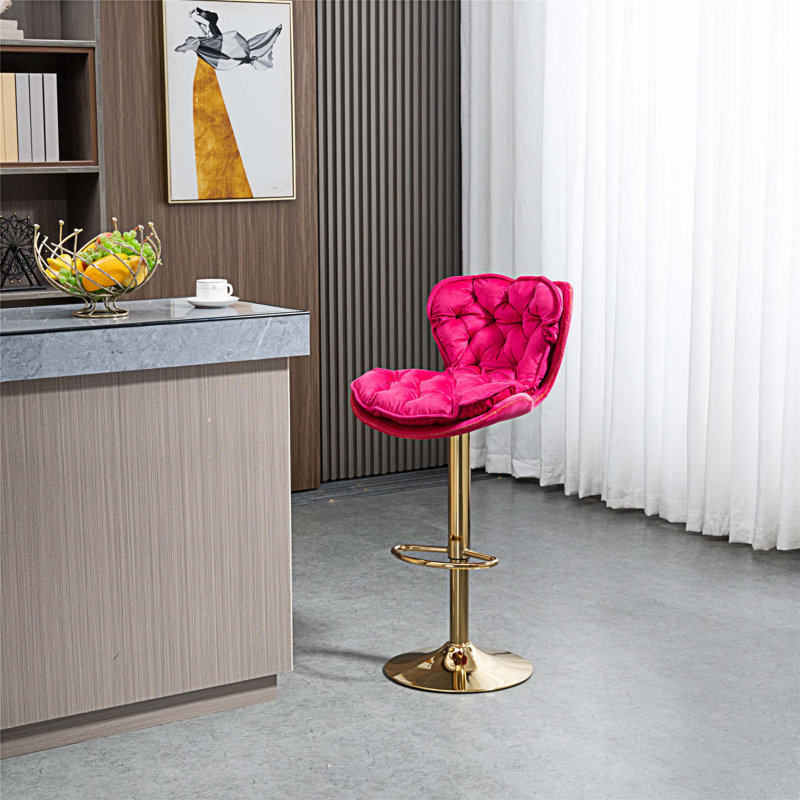 Tabourets Abreu, Rose rouge, 1