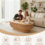 Table basse cannelée Mid Mid Century-129020646