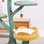 Arbre à chat de 47,8 po avec poteaux à griffer Everhard-819390457