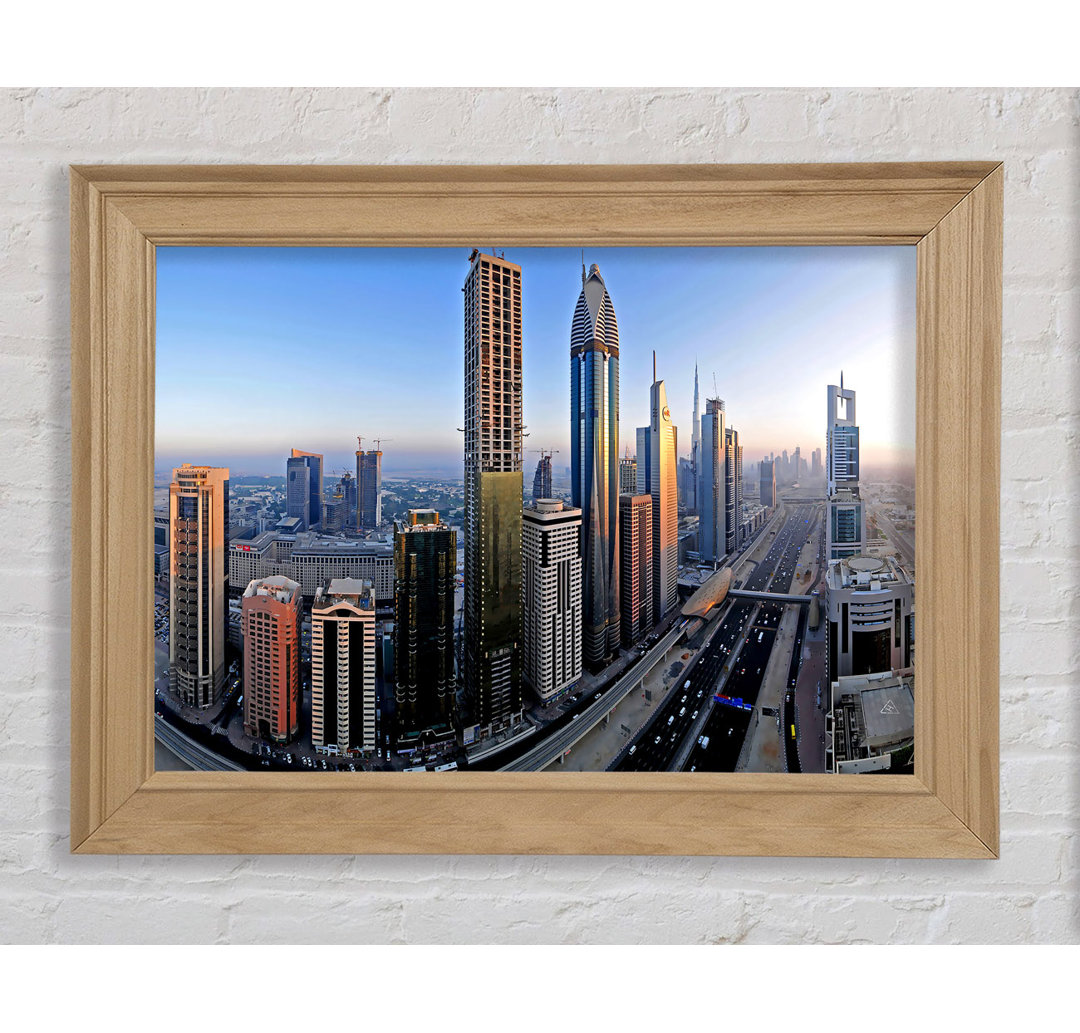 Downtown Dubai - Einzelne Bilderrahmen Kunstdrucke