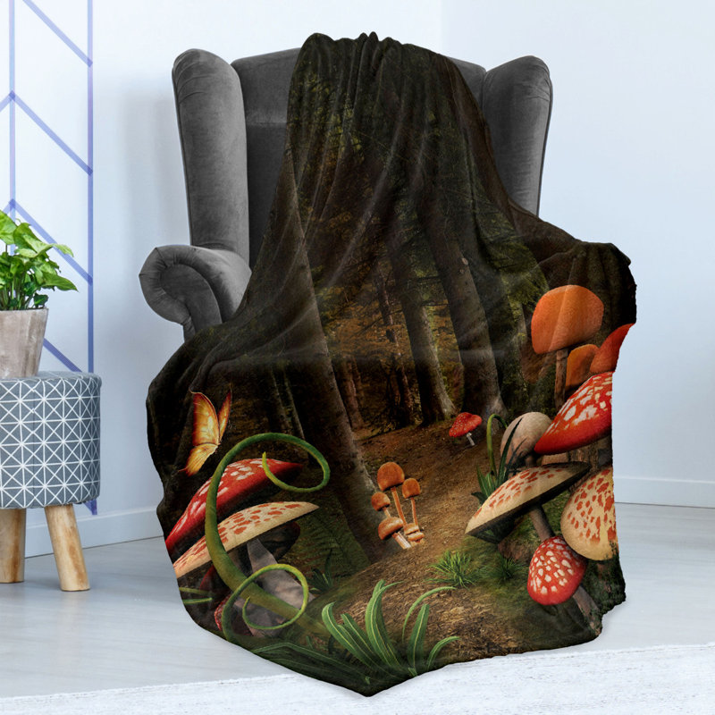Hand Woven Throw Blanket, 50" W x 70" L
