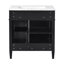 Meuble-lavabo de 30 po avec lavabo supérieur-1352712339