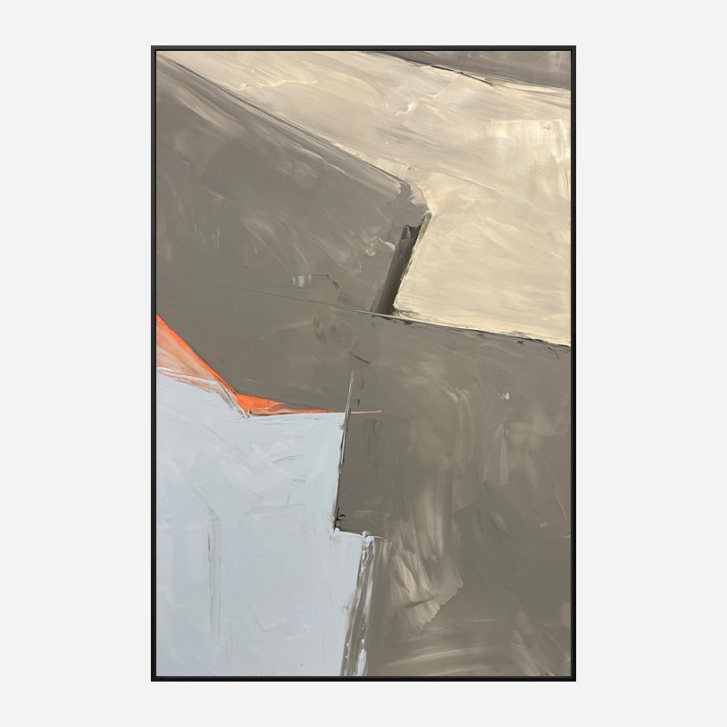 Geo II Print by John Beard, 30" H x 24" W x 1" D, Black Framed