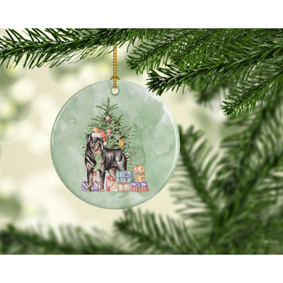 2.8'' Ceramic Hanging Figurine Ornament