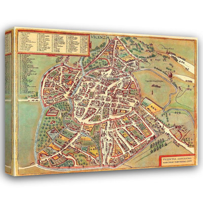 Art sur toile tendue, Astoria Grand Hogenberg, Braun, galerie: Vincenza, Italie