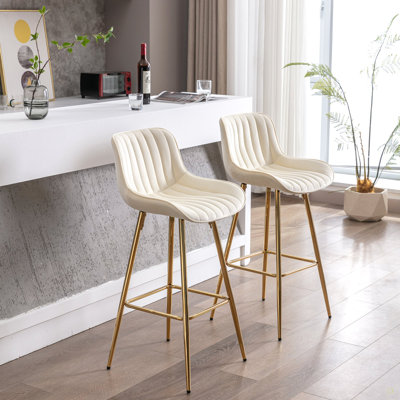 Ensemble de 30 tabourets de bar 30 po avec repose-pieds chromé