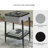 Devalious Glass Top End Table