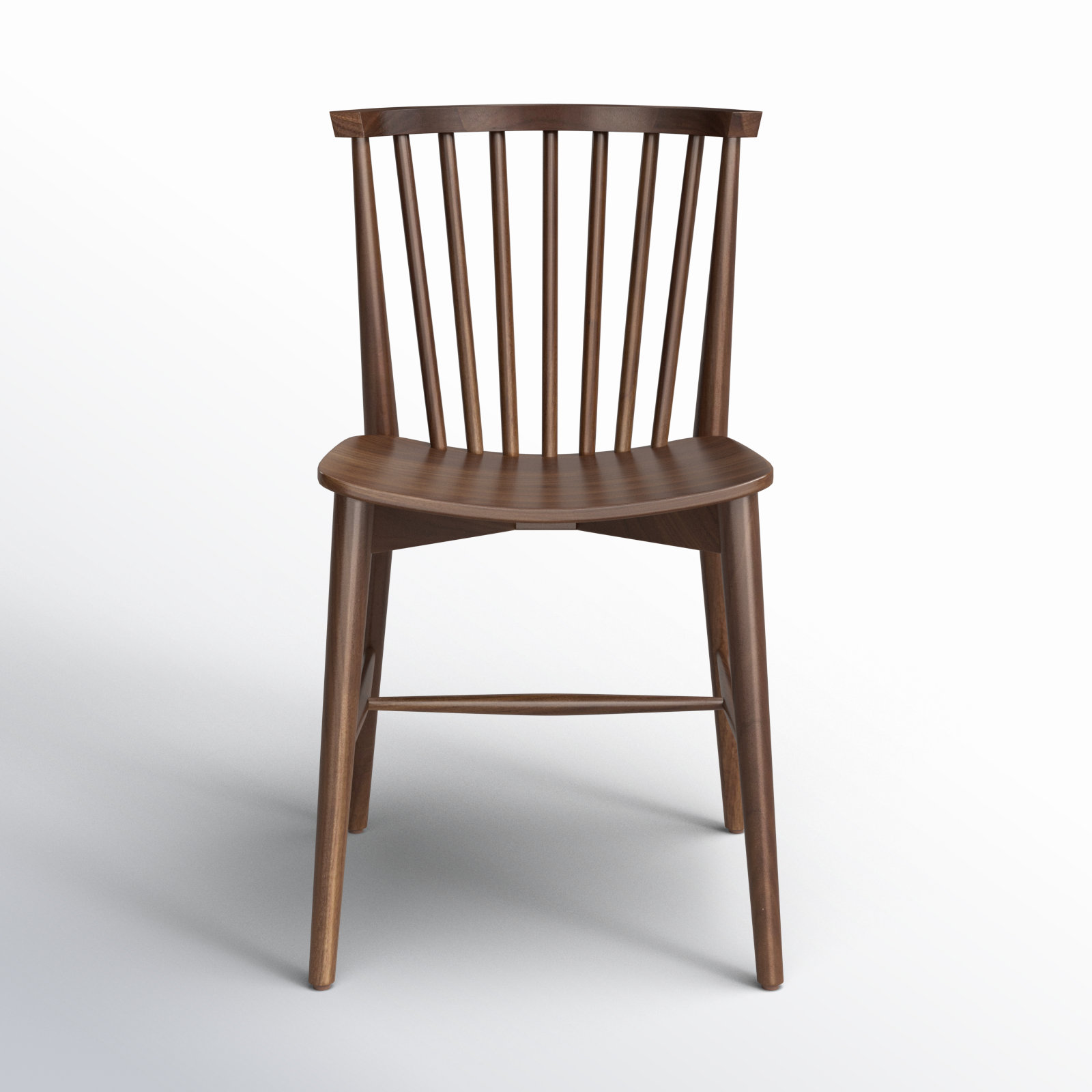  Slat Back Dining Chair, Walnut