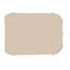 Abri de soleil en toile - L 10,2 po x l 10,2 po x H 2,4 po - Polyester - 3 pièces - Beige