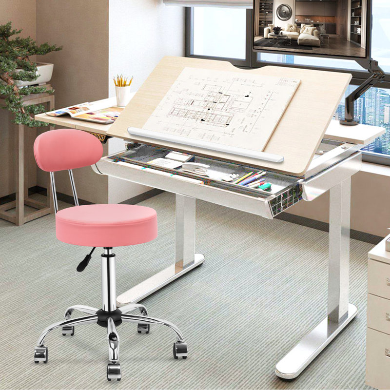 Lab Stool, Pink