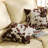 Cow Hide Print Throw Pillow